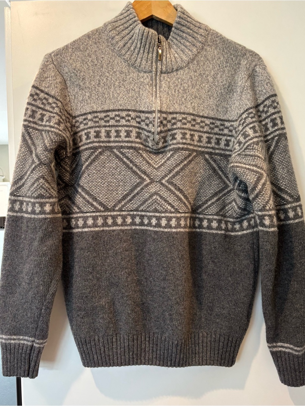 Daniele Blasi wool blend quarter zip women’s sweater size Medium new without tag